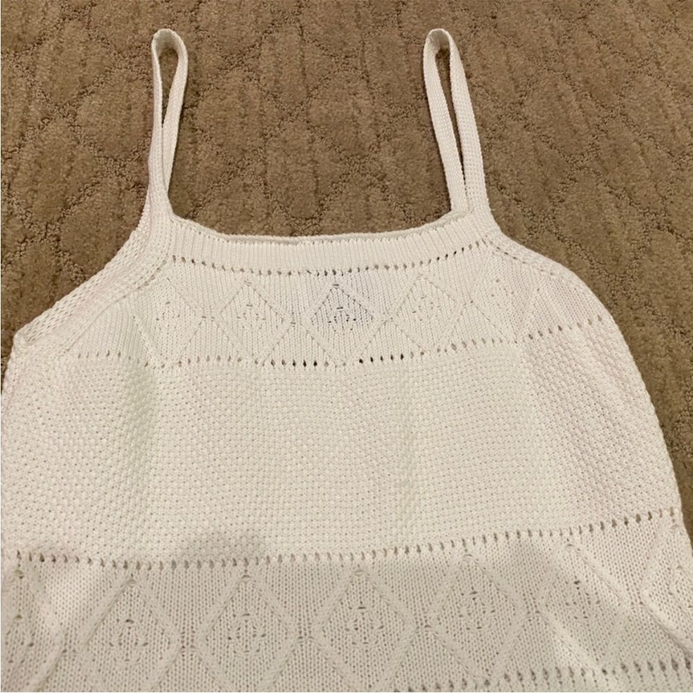 NWT hello molly Venus retrograde white knit dress 6 - Picture 3 of 10